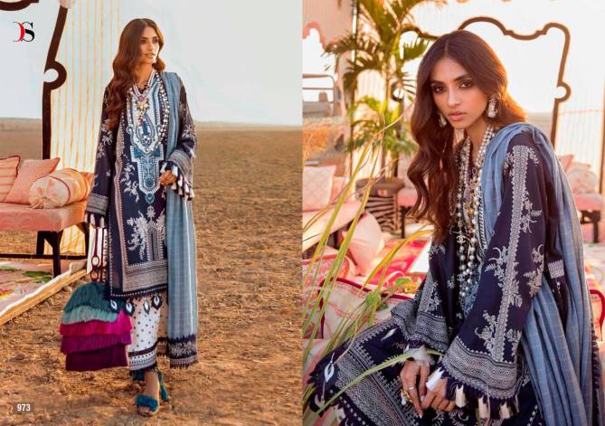 Deepsy Sana Safinaz Muzlin 3 Latest Fancy Pure Cotton Print With Embroidery Designer Pakistani Salwar Suits Collection